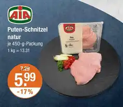 V Markt Aia puten-schnitzel natur Angebot