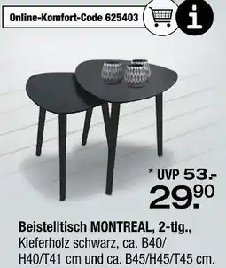 Ostermann Beistelltisch montreal, 2-tlg Angebot