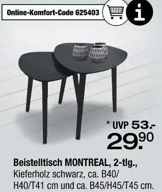 Ostermann Beistelltisch montreal, 2-tlg Angebot