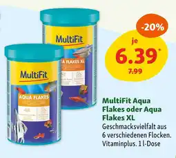 Fressnapf Multifit aqua flakes oder aqua flakes xl Angebot