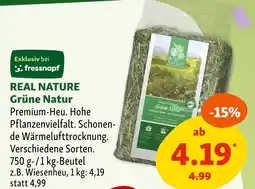 Fressnapf Real nature grüne natur pflanzenvielfalt Angebot