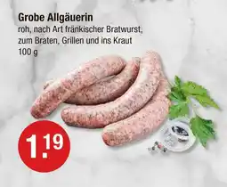 V Markt Grobe allgäuerin Angebot