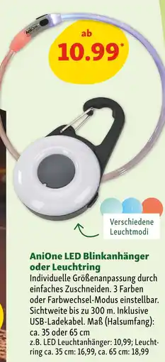 Fressnapf Anione led blinkanhänger oder leuchtring Angebot
