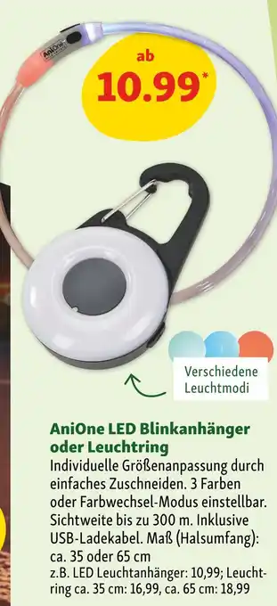 Fressnapf Anione led blinkanhänger oder leuchtring Angebot