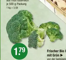 V Markt Frischer bio brokkoli Angebot