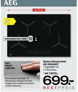 Ostermann Aeg marken-einbaukochfeld oio84a00it Angebot