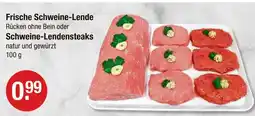 V Markt Frische schweine-lende rücken ohne bein Angebot
