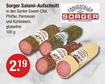 V Markt Sorger sweet-chili salami-aufschnitt Angebot