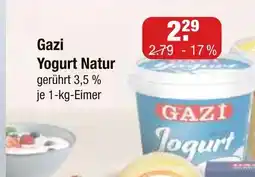 V Markt Gazi yogurt natur Angebot