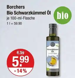 V Markt Borchers bio schwarzkümmel öl Angebot