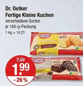 V Markt Dr. oetker fertige kleine kuchen Angebot