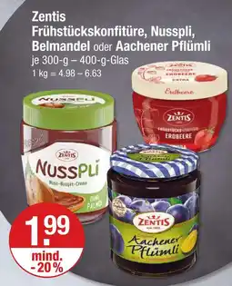 V Markt Zentis frühstückskonfitüre Angebot