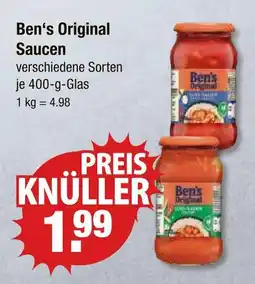 V Markt Ben's original saucen Angebot