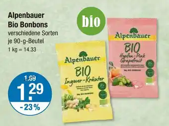 V Markt Alpenbauer bio bonbons Angebot