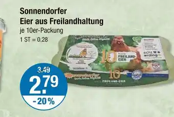 V Markt Sonnendorfer eier aus freilandhaltung Angebot