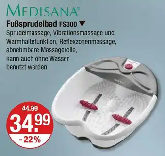 V Markt Medisana fußsprudelbad fs300 Angebot