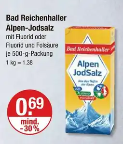 V Markt Bad reichenhaller alpen-jodsalz mit fluorid Angebot
