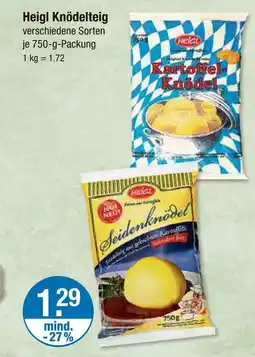 V Markt Heigl kartoffel-knödel Angebot