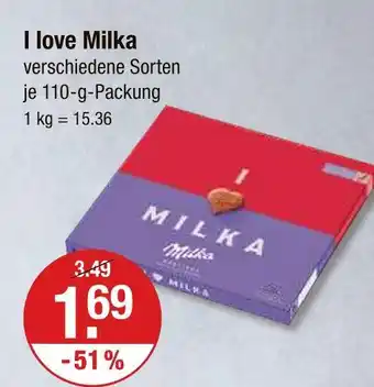 V Markt Milka i love milka Angebot