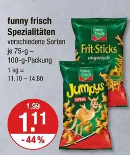 V Markt Funny frisch frit-sticks ungarisch Angebot