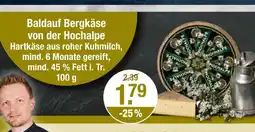 V Markt Baldauf bergkäse von der hochalpe Angebot