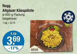 V Markt Rogg allgäuer käsespätzle Angebot