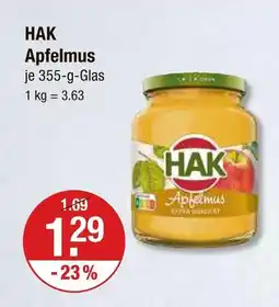 V Markt Hak apfelmus Angebot