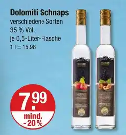 V Markt Dolomiti schnaps Angebot