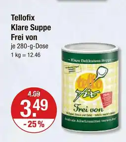 V Markt Tellofix klare suppe frei von Angebot