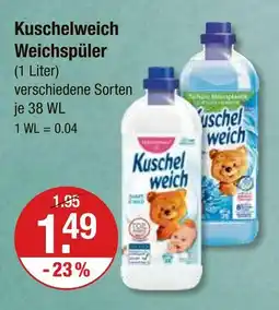 V Markt Kuschelweich weichspüler Angebot