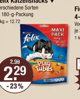 V Markt Felix katzensnacks Angebot