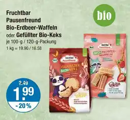 V Markt Fruchtbar pausenfreund bio-erdbeer-waffeln Angebot