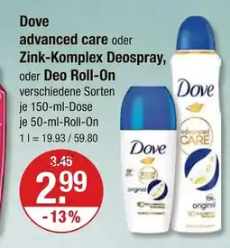 V Markt Dove advanced care Angebot