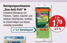 V Markt Spontex reinigungsschwamm duo-anti-fett Angebot