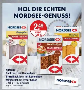 V Markt Nordsee matjesfilets mit sylter sauce Angebot