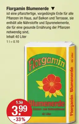 V Markt Florgamin blumenerde Angebot