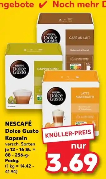Kaufland Nescafé dolce gusto café au lait Angebot