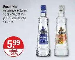 V Markt Puschkin alkohol vodka Angebot
