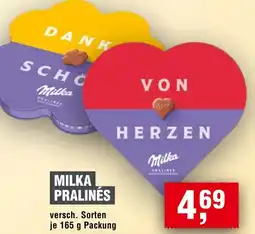 Handelshof Milka pralinės Angebot