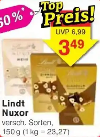 Jawoll Lindt Nuxor Angebot