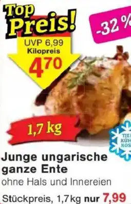 Jawoll Junge ungarische ganze Ente Angebot