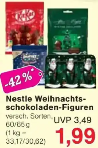Jawoll Nestle Weihnachts- schokoladen-Figuren Angebot