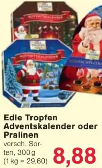 Jawoll Edle Tropfen Adventskalender oder Pralinen Angebot