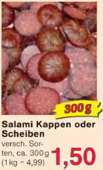 Jawoll Salami Kappen oder Scheiben Angebot