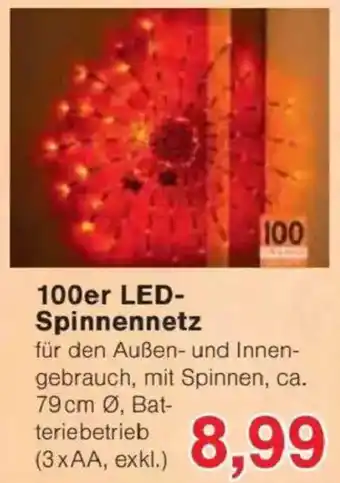 Jawoll 100er LED- Spinnennetz Angebot