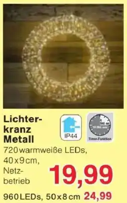 Jawoll Lichterkranz Metall Angebot
