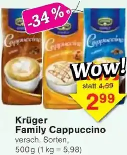 Jawoll Krüger Family Cappuccino Angebot