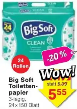 Jawoll Big Soft Toiletten- papier Angebot