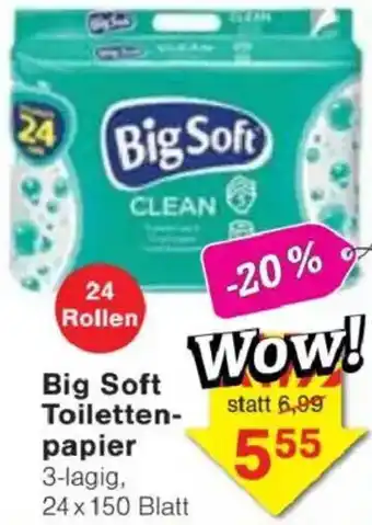 Jawoll Big Soft Toiletten- papier Angebot