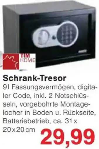 Jawoll TIM HOME Schrank-Tresor Angebot